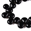 Natural Black Stone Beads Strands G-T138-129-3