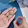 2Pcs 2 Styles 925 Sterling Silver Spring Gate Clasps STER-PH0004-94-3