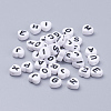Acrylic Horizontal Hole Letter Beads X-MACR-PB37C9679-2-1