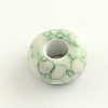Synthetic Gemstone European Beads SPDL-R001-01-2