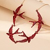 Alloy Enamel Link Chain Necklaces WG1FAB4-01-5