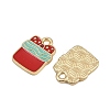 Christmas Themes Alloy Enamel Pendants ENAM-Z023-01G-04-2