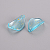 Transparent Spray Painted Glass Pendants GLAA-T016-38-C03-2