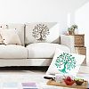 2Pcs 2 Styles Plastic Drawing Painting Stencils Templates DIY-GF0006-01A-7