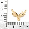 Brass Micro Pave Cubic Zirconia Pendants KK-F919-29G-02-3
