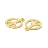 Rack Plating Brass Charms KK-C007-08G-3