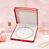 PU Leather Single Necklace Storage Gift Box AJEW-WH0475-08A-5