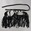 Imitation Leather Tassel Chain Belt AJEW-WH20006-20-1