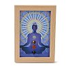 Yoga Gemstone Chakra Picture Frame Stand DJEW-F021-05D-1