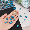 Olycraft 270Pcs 8 Style Gradient Color Sew on Rhinestone DIY-OC0010-35-3