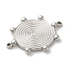 304 Stainless Steel Connector Charms STAS-C110-15P-2