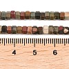 Natural Polychrome Jasper/Picasso Stone/Picasso Jasper Beads Strands G-G345-C24-2x4mm-5