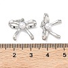 Brass ABS Imitation Pearl Pendants KK-P349-16P-3
