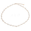 Natural Freshwater Pearl Beaded Necklaces & Beaded Bracelets WG3957A-03-5