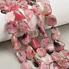 Raw Rough Natural Thulite Beads Strands G-A322-C14-01-1