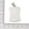 304 Stainless Steel Pendants LS-STAS-O008-01K-3