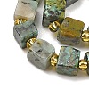 Natural African Turquoise(Jasper) Beads Strands G-G053-B19-05-4