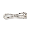 Alloy Alligator Hair Clips AJEW-A061-01D-P-1