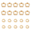 CHGCRAFT 20Pcs 2 Style Brass Beads KK-CA0001-82-1