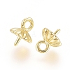 Brass Peg Bails Pendants X-KK-G389-31G-2