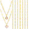 11.25M Brass Paperclip Chains CHC-BC0001-27G-1