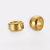 Brass Crimp Beads E002-NFG-3