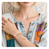24Pcs 12 Colors Bohemian Braided Polyester Cord Bracelet Making MAK-SP0001-10-4