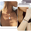 Electroplate Natural Freshwater Shell Pendants SHEL-TA0001-05-10