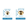 Brass Beads KK-KS0001-15-10
