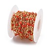 Brass Round Link Chains KK-D368-01G-B-3
