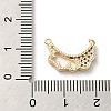 Brass Micro Pave Cubic Zirconia Pendants KK-H455-21G-3