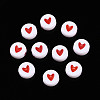 Opaque Acrylic Beads X-ACRP-T004-02A-1