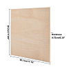 Wood Blank Drawing Boards DIY-WH0175-36-2