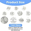 20Pcs 10 Styles Tibetan Style Alloy Pendants TIBEP-YW0002-38-3