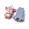 Animal Theme Resin Pendants RESI-V010-01-2