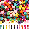 660Pcs 11 Colors Dyed Natural Maple Wood Beads WOOD-PA0001-61A-7