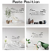 PVC Quotes Wall Sticker DIY-WH0200-008-3