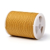 Round Waxed Polyester Cord YC-G006-01-1.0mm-24-2