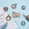 Transparent Glass Cabochons Sets GGLA-YW0001-02-4