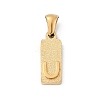 304 Stainless Steel Pendants STAS-Z120-03U-G-1