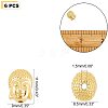 Brass Beads KK-AR0001-21G-2