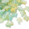100Pcs Gradient Color Transparent Acrylic Beads OACR-FP0001-35-1