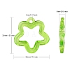 Transparent Acrylic Pendants TACR-R7-M-3