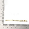 Brass Curb Chain Extender X-KK-Q807-13G-4