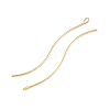 Brass Earring Findings KK-A274-17E-G-2