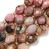 Natural Rhodonite Beads Strands G-N342-36-1