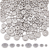 DICOSMETIC 230Pcs 4 Style 304 Stainless Steel Beads STAS-DC0014-47-1