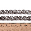 Transparent Half Spray Painted Glass Beads Strands LS-GLAA-Q110-02A-11-4
