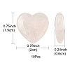 Natural Rose Quartz Heart Palm Stone G-YW0001-52A-3
