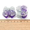 Luminous Opaque Resin & Rhinestone & Polymer Clay Beads RE-CBA1913-02E-5